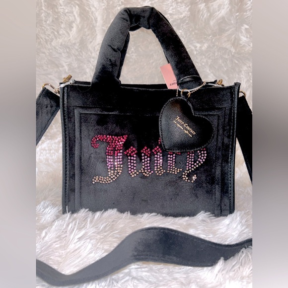 Juicy Couture Rhinestone Logo Shoulder Bag – NWT - Picture 1 of 14